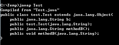 使用javap反编译Java字节码文件