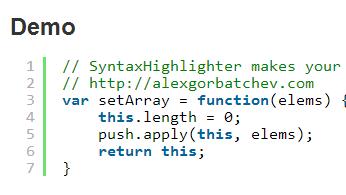实用SyntaxHighlighter高亮你的博客代码